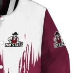 new mexico state aggies urban mark crimson varsity jacket best selling