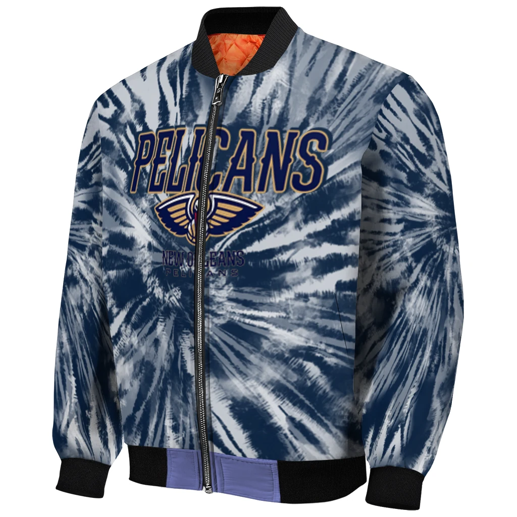 new orleans pelicans dynamic rings navy bomber jacket fashion forward new orleans pelicans dynamic rings navy bomber jacket fashion forward