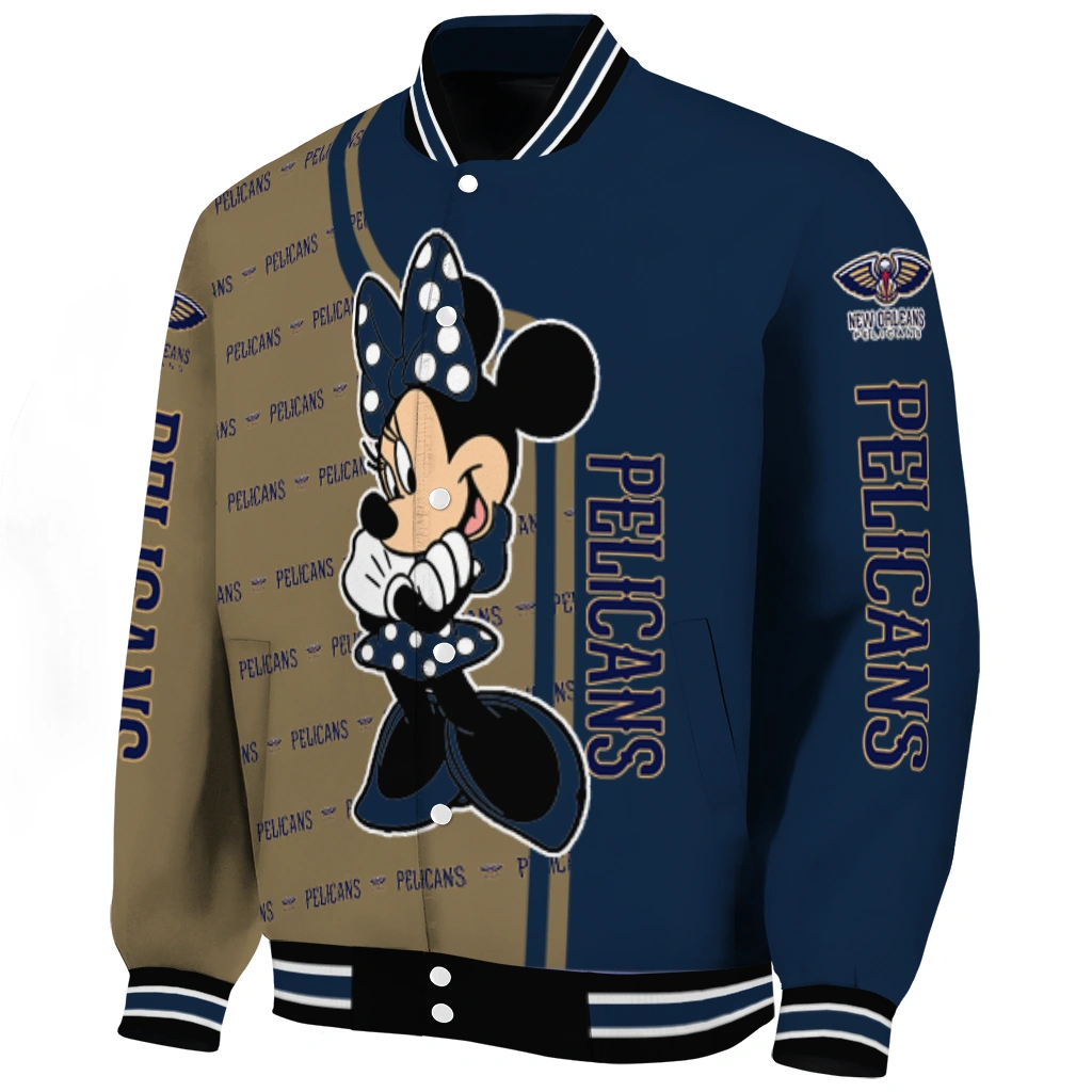 new orleans pelicans minnie mouse navy varsity jacket best selling new orleans pelicans minnie mouse navy varsity jacket best selling