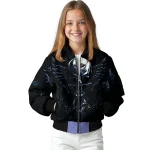 new orleans pelicans skull bite navy black bomber jacket best selling