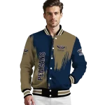 new orleans pelicans urban mark navy varsity jacket best selling
