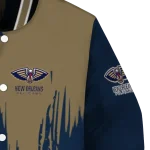 new orleans pelicans urban mark navy varsity jacket best selling