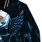 new york knicks skull bite blue black varsity jacket best selling