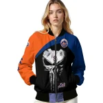 new york mets edgy mask blue black bomber jacket best selling