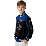 new york mets intricate skull blue black varsity jacket best selling