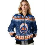 new york mets snowy pines blue bomber jacket best selling