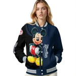 new york yankees mickey mouse navy varsity jacket best selling