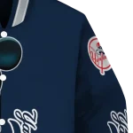 new york yankees mickey mouse navy varsity jacket best selling