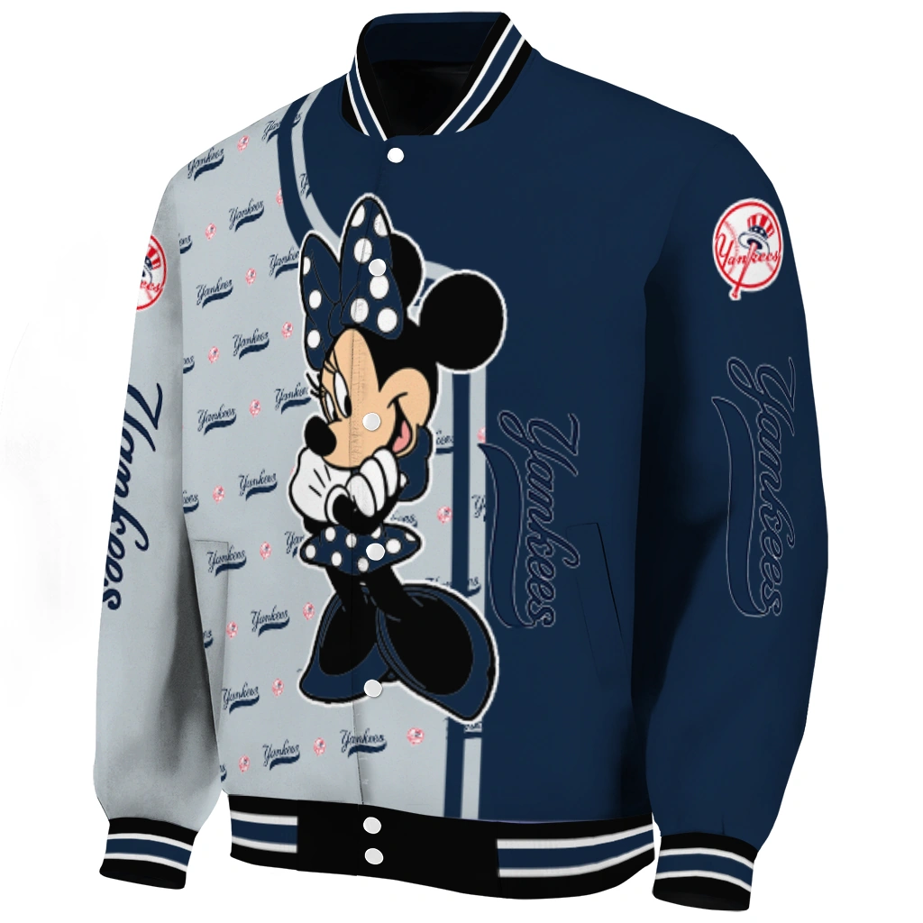 new york yankees minnie mouse navy varsity jacket best selling new york yankees minnie mouse navy varsity jacket best selling