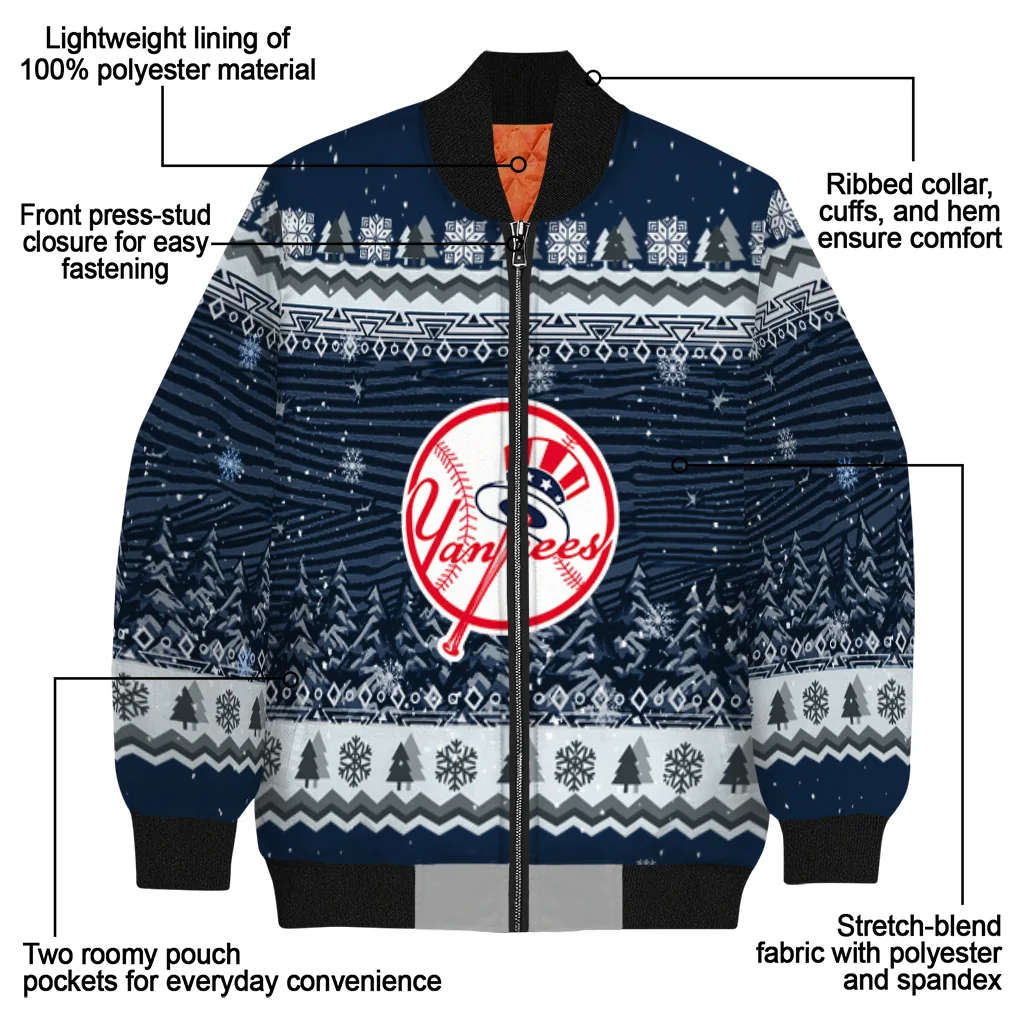 new york yankees snowy pines navy bomber jacket new arrival new york yankees snowy pines navy bomber jacket new arrival