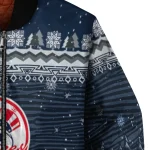 new york yankees snowy pines navy bomber jacket best selling