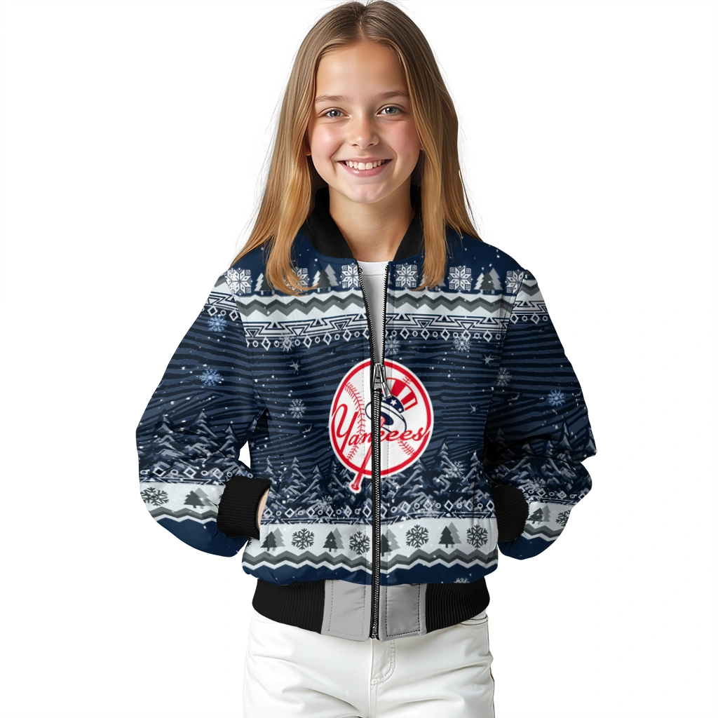 new york yankees snowy pines navy bomber jacket top rated new york yankees snowy pines navy bomber jacket top rated