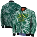 north dakota state bison dynamic rings green bomber jacket best selling