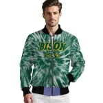 north dakota state bison dynamic rings green bomber jacket best selling