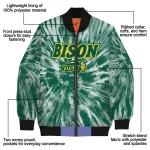 north dakota state bison dynamic rings green bomber jacket best selling