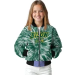 north dakota state bison dynamic rings green bomber jacket best selling