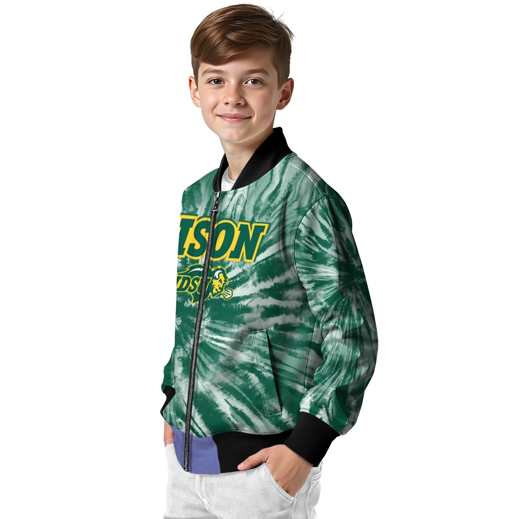 north dakota state bison dynamic rings green bomber jacket trendy north dakota state bison dynamic rings green bomber jacket trendy