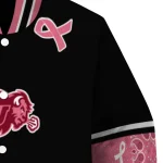 north dakota state bison pink ribbon black pink varsity jacket best selling