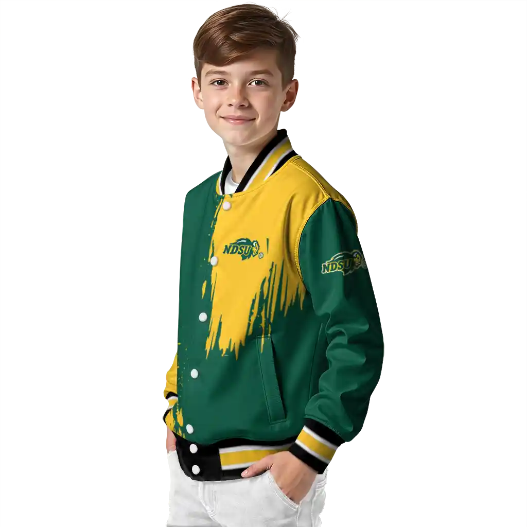 north dakota state bison urban mark green varsity jacket trendy north dakota state bison urban mark green varsity jacket trendy