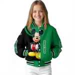 north texas mean green mickey mouse green varsity jacket best selling