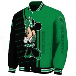 north texas mean green minnie mouse green varsity jacket best selling