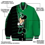north texas mean green minnie mouse green varsity jacket best selling