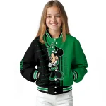 north texas mean green minnie mouse green varsity jacket best selling