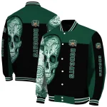 ohio bobcats intricate skull green black varsity jacket best selling
