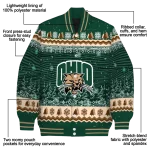 ohio bobcats snowy pines green varsity jacket best selling