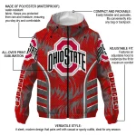ohio state buckeyes dynamic heat wave scarlet windbreaker jacket best selling