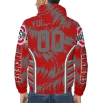 ohio state buckeyes dynamic heat wave scarlet windbreaker jacket best selling