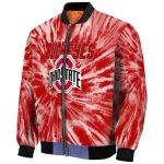 ohio state buckeyes dynamic rings scarlet bomber jacket best selling