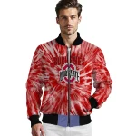 ohio state buckeyes dynamic rings scarlet bomber jacket best selling