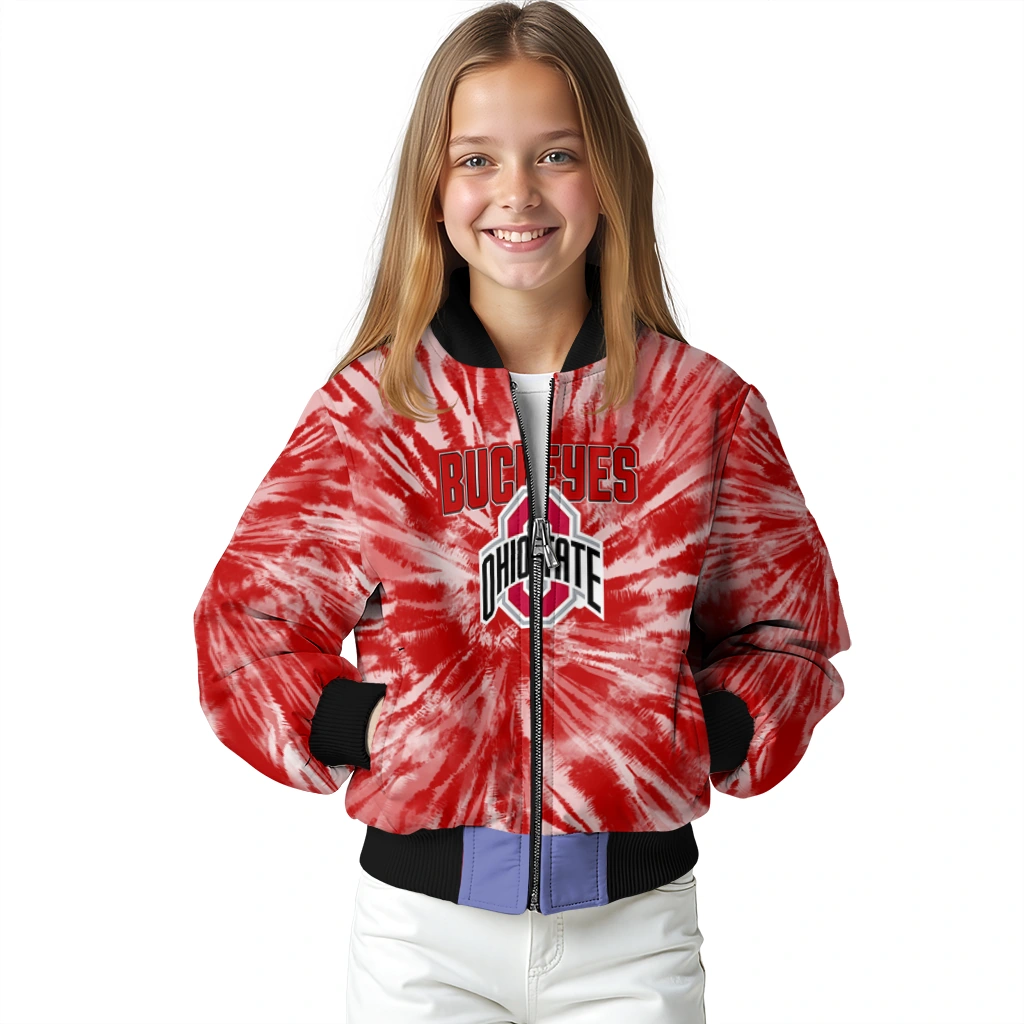 ohio state buckeyes dynamic rings scarlet bomber jacket top rated ohio state buckeyes dynamic rings scarlet bomber jacket top rated