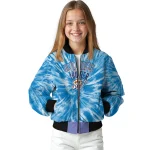 oklahoma city thunder dynamic rings blue bomber jacket best selling