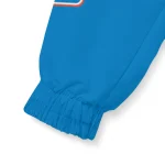 oklahoma city thunder grid stripe blue black windbreaker jacket best selling