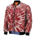 oklahoma sooners dynamic rings crimson bomber jacket best selling
