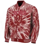 oklahoma sooners dynamic rings crimson varsity jacket best selling