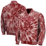 oklahoma sooners dynamic rings crimson varsity jacket best selling