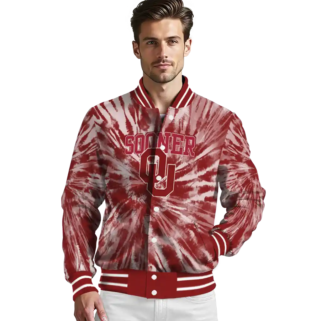 oklahoma sooners dynamic rings crimson varsity jacket high quality oklahoma sooners dynamic rings crimson varsity jacket high quality