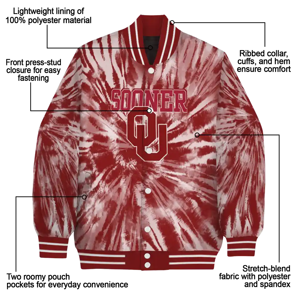 oklahoma sooners dynamic rings crimson varsity jacket new arrival oklahoma sooners dynamic rings crimson varsity jacket new arrival
