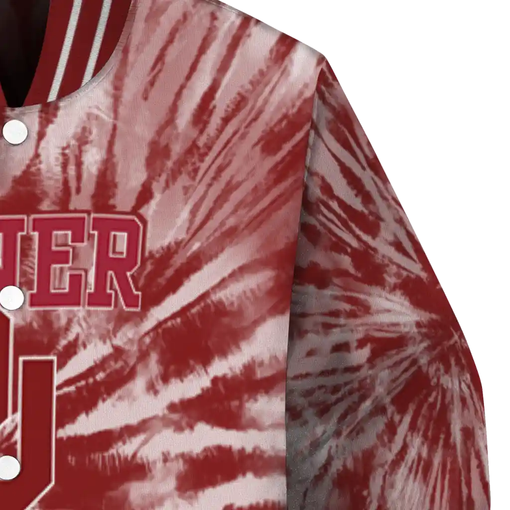 oklahoma sooners dynamic rings crimson varsity jacket premium grade oklahoma sooners dynamic rings crimson varsity jacket premium grade