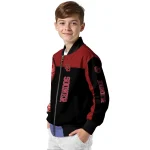 oklahoma sooners intricate skull crimson black bomber jacket best selling