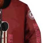 oklahoma sooners minnie mouse crimson bomber jacket best selling