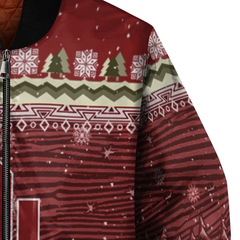 oklahoma sooners snowy pines crimson bomber jacket premium grade oklahoma sooners snowy pines crimson bomber jacket premium grade