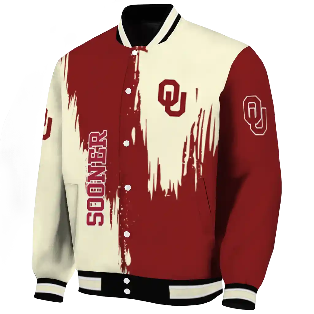 oklahoma sooners urban mark crimson varsity jacket best selling oklahoma sooners urban mark crimson varsity jacket best selling