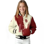 oklahoma sooners urban mark crimson varsity jacket best selling