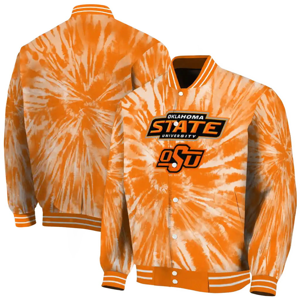 oklahoma state cowboys dynamic rings orange varsity jacket fashion forward oklahoma state cowboys dynamic rings orange varsity jacket fashion forward