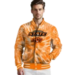 oklahoma state cowboys dynamic rings orange varsity jacket best selling