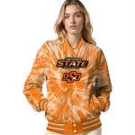 oklahoma state cowboys dynamic rings orange varsity jacket best selling